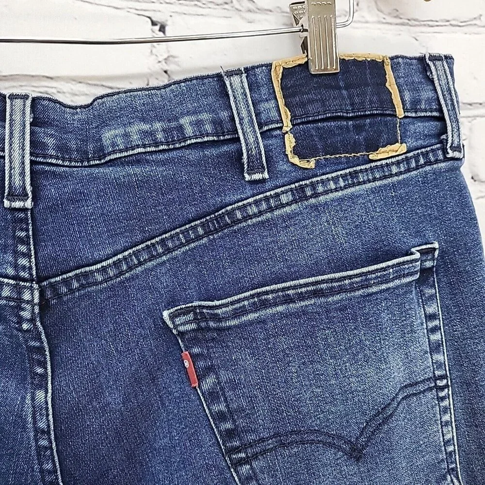 Levis‎ Jeans Mens W38 L32 Blue Denim Relaxed Straight Cowboy Flaw